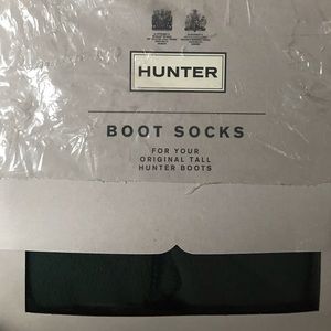 HUNTER boot socks FOREST GREEN